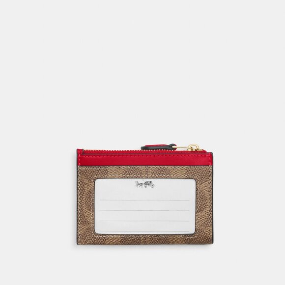 Mini Skinny Id Case In Signature Canvas - Picture 2 of 2